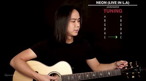 Neon Guitar Tutorial John Mayer Guitar Lesson Live In LA FULL LESSON