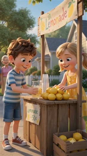 The Lemonade Stand That Saved the Neighborhood 🍋❤️