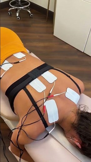 Electric Muscle Stimulation by Best Chiropractor in Beverly Hills for Neck Pain Back Pain