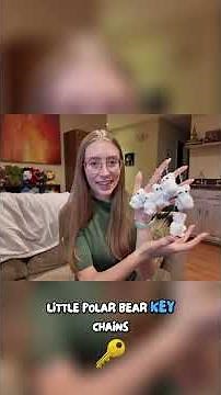 Making Cute Polar Bear Keychains & FREE Tutorial! #shorts