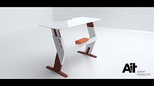 💡AiT Smart One is an app-controlled smart desk that monitors your time spent sitting, provides stress relief exercises, and informs you of the air quality of the room, providing you a healthy work & study life! | Indiegogo