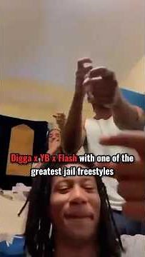 Digga x YB x Flash Jail Freestyle!🔐