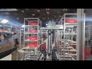 THKのコンテナ型自動倉庫ユニット（ロボットダイジェスト）