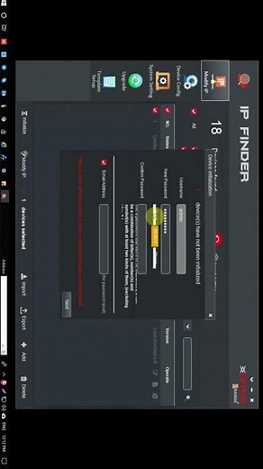 how to set camera password using ip finder tool #cpplus #ipc #camera