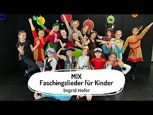 🤡 Kinderlieder MIX für Fasching und Karneval | Kinderlieder zum Mitsingen und Bewegenen