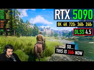 RTX 5090 - Red Dead Redemption 2 with DLSS 4.5 - 240p is... Usable???