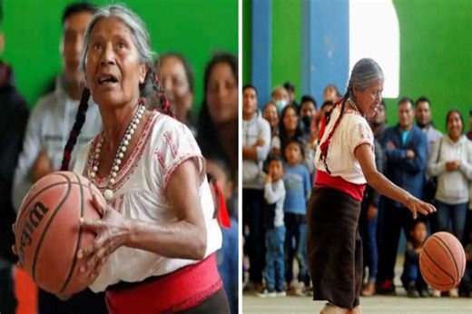 71-year-old Mexican woman basketball skills goes viral