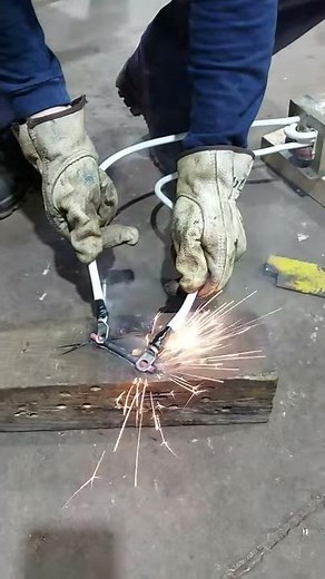 segunda parte de soldadura por punto de transformador de microondas