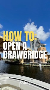 7.4K views · 28 reactions | How to open a drawbridge: 5 things you need to know to open a drawbridge. If you need to gain confidence docking to keep everyone safe on your boat ️, DM us for more info on private boating instruction ‍✈️ #howtoboating #howto #boating #boat #yachting #yacht #bridge #drawbridge | How to boating | Facebook