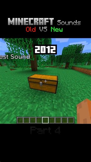 Minecraft Old vs New sounds 4 #shorts #minecraft