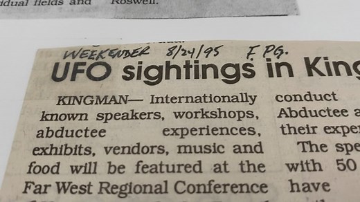 The Kingman visitors who didn't take Route 66. Leaked documents say a UFO landed in Kingman.