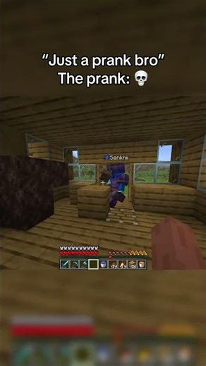 Minecraft Unexpected Prank