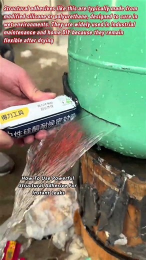 How To Use Powerful Structural Adhesive For Instant Leaks