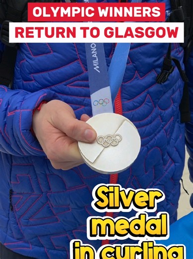 GB Curling Team Returns to Glasgow with Silver Medal