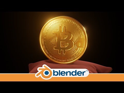 3D Bitcoin modeling in Blender 2.9