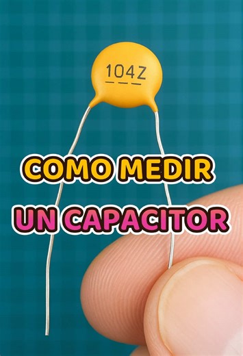 Como medir un capacitor con el multímetro #ingenieriaelectronica #electronicabasica #ingenieriaelectrica