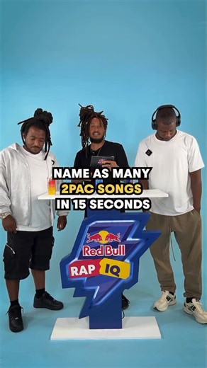 Check out time… and they’re speed-packing 2Pac songs 😎 #RedBullRapIQ | Red Bull Music