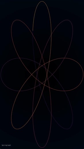 Spirograph #6 | Recursive Edge #Shorts