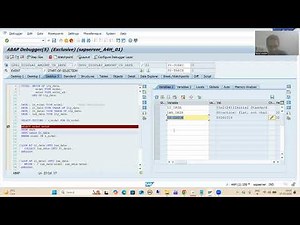 64 - ABAP on HANA - Eclipse ADT Editor - Debugging - Adding New Variables in Variables Tab