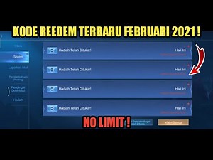 KODE REEDEM MOBILE LEGENDS TERBARU HARI INI FEBRUARI 2021 - NEW REDEEMPTION CODE TODAY !
