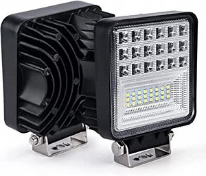 12v Led Flood Tractor Work Reserve Lights, 2Pcs Backup Driving Lights for Tow Trucks, Tractor, Trailer Cargo, Skid Steer, Forklift, Kayak