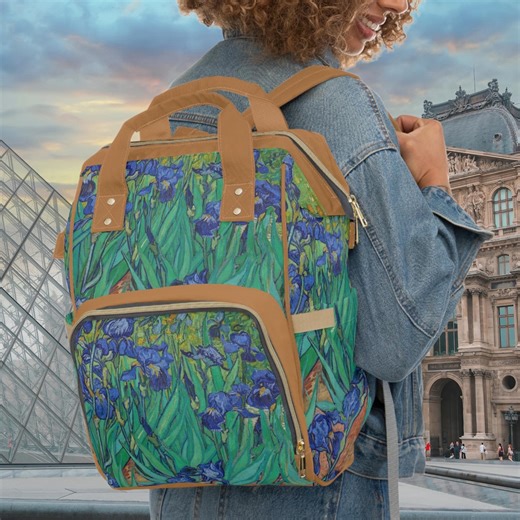 Van Gogh's Irises Diaper Backpack - Etsy Canada