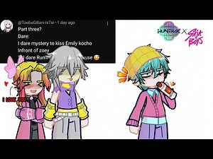SAJA BOYS DO YOUR DARES🔥🎀 pt. 3| ft. Huntrix |KPOP DEMON HUNTERS 😈| Gacha meme