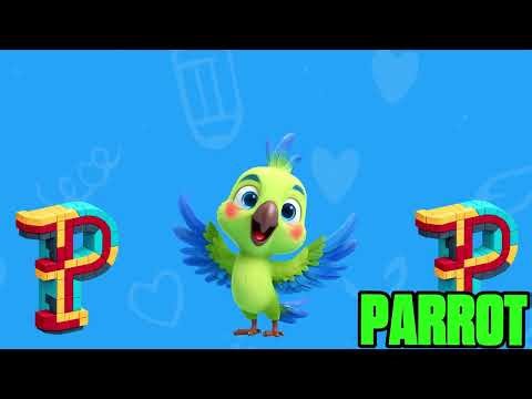 P Alphabet Words for Kids | P for Panda, Pizza, Puppy 🐼 | ABC Learning