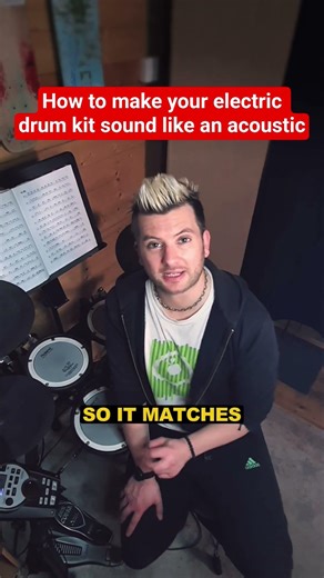 How To Make Your Electric Drum Kit Sound Like An Acoustic #electronicdrums #vdrums #drumsounds