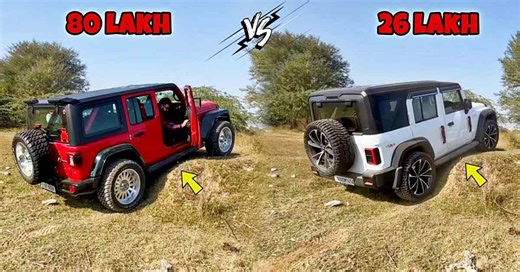 Mahindra Thar Roxx Vs Jeep Wrangler Rubicon: Off Road Performance Compared [Video]