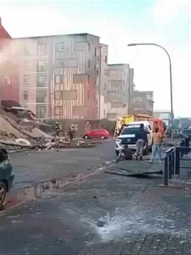 Transformer Explosion and Building Collapse in New Doornfontein