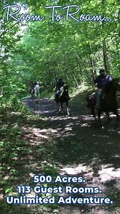 Taking a ride on "The Greatest Herd In The World". Who's your favorite horse here at RHR? | Rocking Horse Ranch Resort