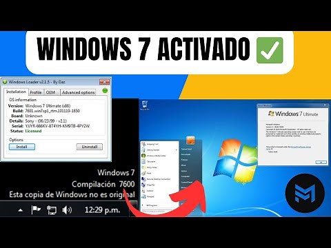 Cómo Usar Windows Loader 2.2.2 en Windows 7 🖥️⚙️ | Windows 7 Fácil + Link MediaFire