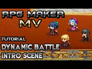 RPG Maker MV Tutorial: Dynamic Battle Intro! (YEP_BEC/ACTSQPK & BaseTroopEvents Plugins)