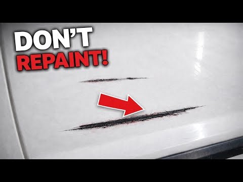 How to repair deep scratch on car paint ✅