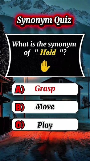 synonym quiz