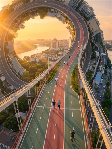 Вивчаючи тренди соцмереж, ми, схоже, зламали геометрію простору. А ще змогли поєднати лівий та правий береги Києва, Пішохідний міст із Північним та London Bridge. А далі винесло у Токіо та трохи Дубаю, хоча там кажуть небезпечно. Вибачте, ми ненавмисно. Втім такий тренд - цікаве рішення для SMM туристичних агенцій або агенцій нерухомості за кордоном. #aicon #creativeness #креатив #aiconagency #креативнаагенція #aicreator #aicontent