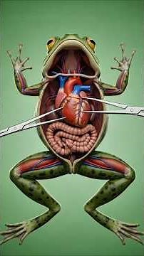 Frog Anatomy in Medical Science | 3D Animation #sciencefacts #3d #shorts
