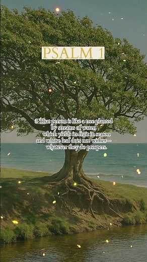 Psalm 1 Full Chapter (NIV with Text) | Bible Gospel #jesus #faith #godsword