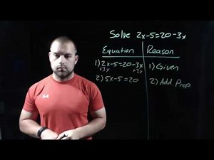 Geometry 2.5: Reasoning Using Properties from Algebra part 1