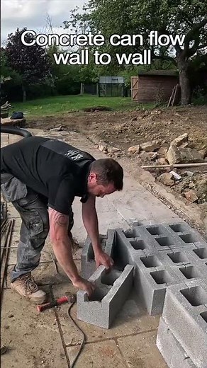 How To Build a Solid Concrete Block Wall | UK Block Knockout Trick