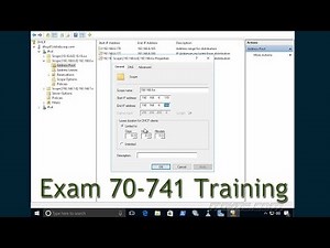 Exam 70-741 Training - Troubleshooting DHCP Server 2016