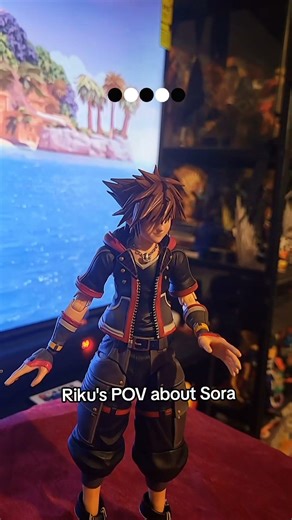 Riku POV of Sora #sora #riku #kingdomhearts #actionfigure #teentitans