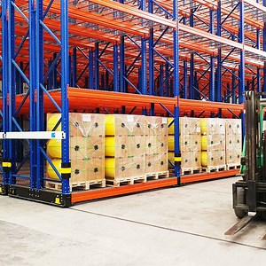 [Hot Item] Motorized Heavy Duty Mobile Warehouse Racking Systems with Ground Rail