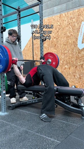Mildly Misgrooved Powerlifting Bench Press PR