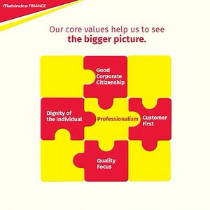 With the core values inculcated in our thought and action, we are aligned towards adding value to our customer’s lives. | Mahindra Finance