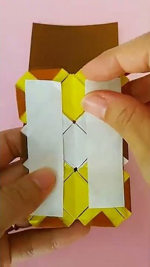 【折り紙】で作る板チョコ🍫How to make Origami Chocolate Bar.