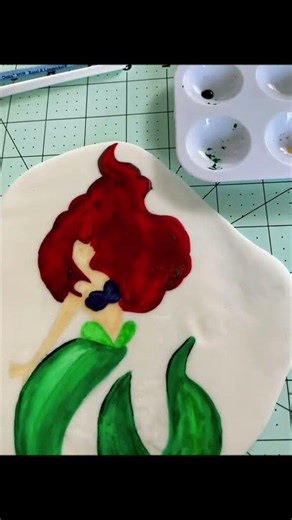 Little Mermaid Cake ##cavebakery##littlemermaidcake##cakedecor... #Shorts #cave_bakery
