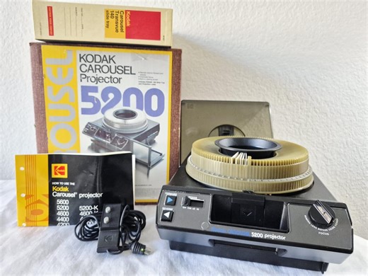 Professionally Rebuilt Kodak Carousel 5200 Slide Projector Fully Functional - Etsy