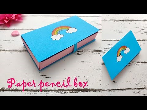 How to make a paper pencil box | Easy Origami Box| Diy paper Pencil Box using A4 paper